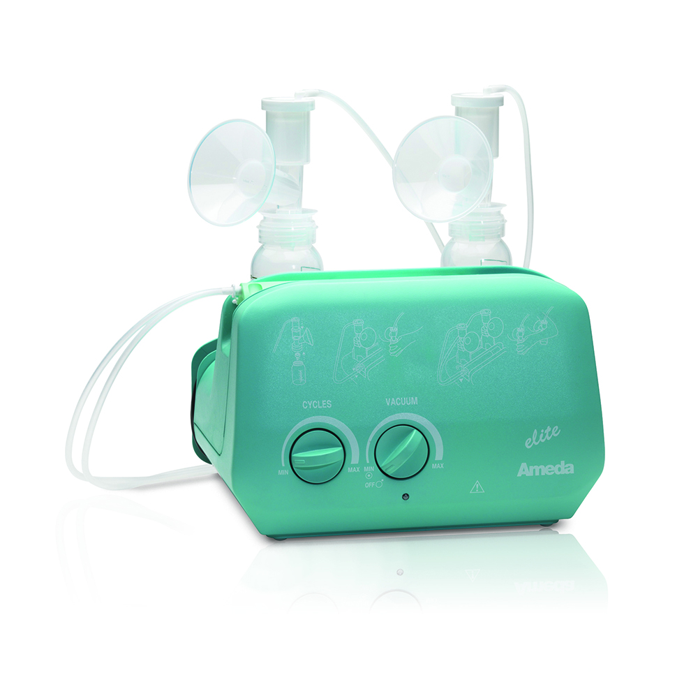 Ameda Elite Electric Breast Pump with Bottles