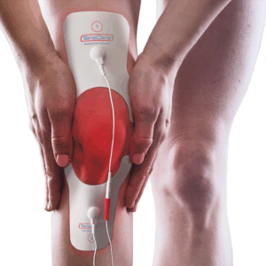 Électrodes TENS et EMS spécifiques pour soulager les douleurs au genou